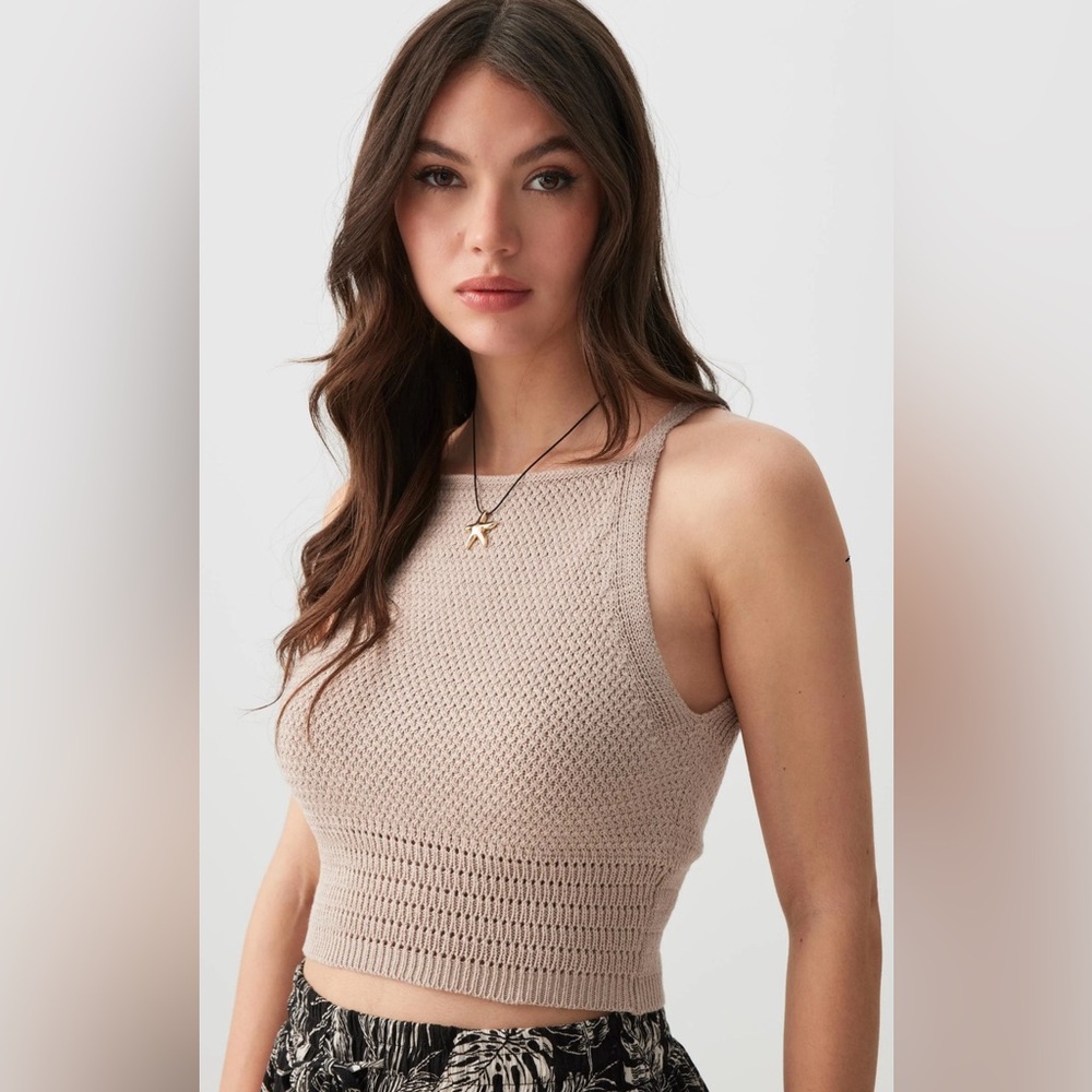 Crochet Like Sweater Tank